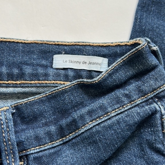 FRAME Le Skinny de Jeanne Jeans Dame Straight Leg High Waist Sz 28 - Picture 6 of 13